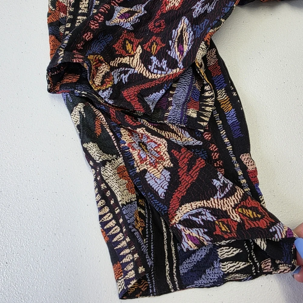Farm Rio Aztec Print boho Pants - Picture 4 of 14